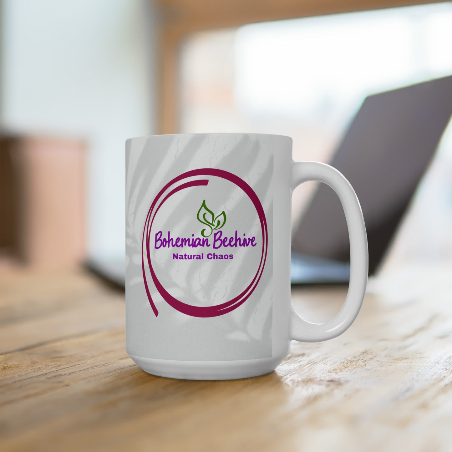 Bohimian Beehive Logo Mug