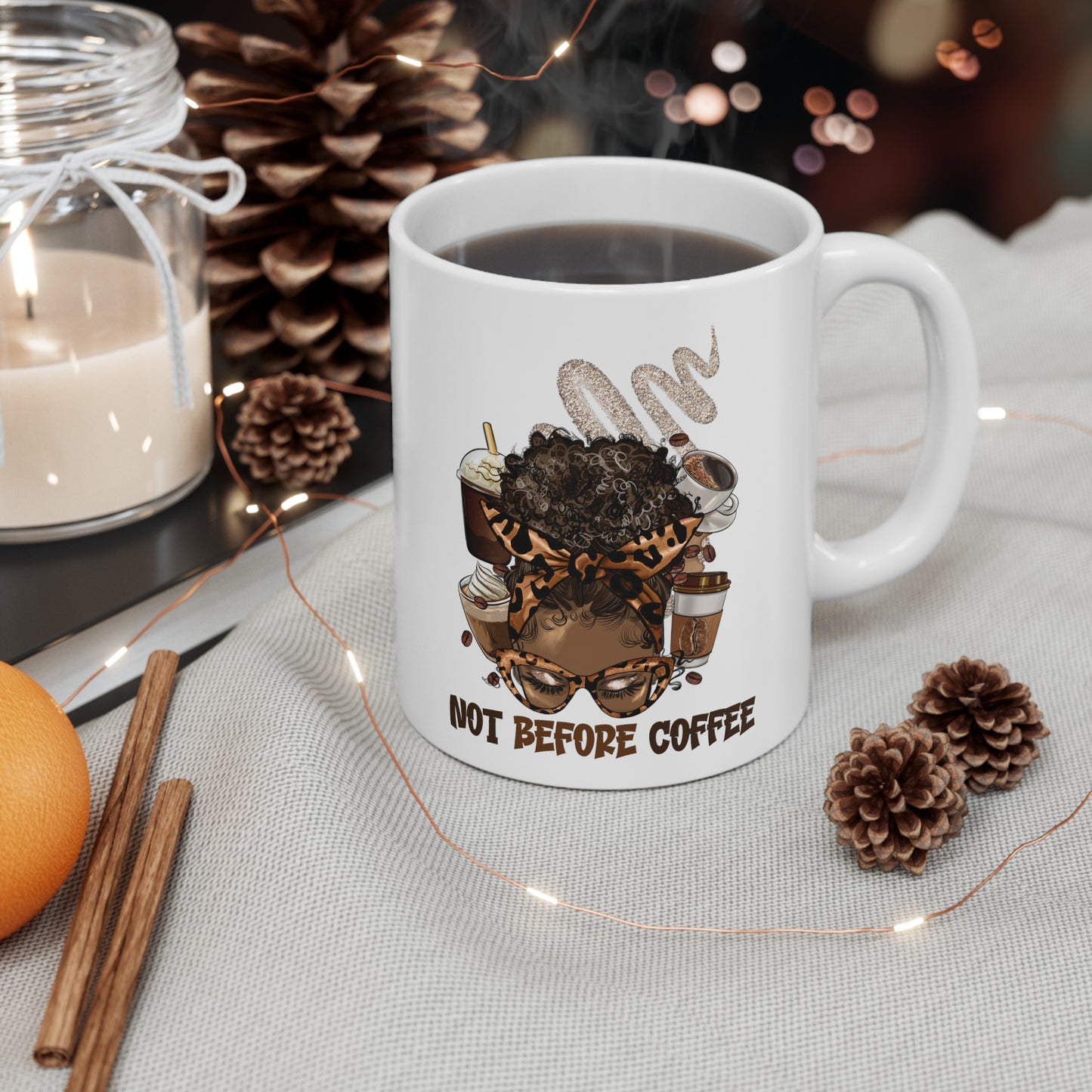 Not Before Coffee Mug