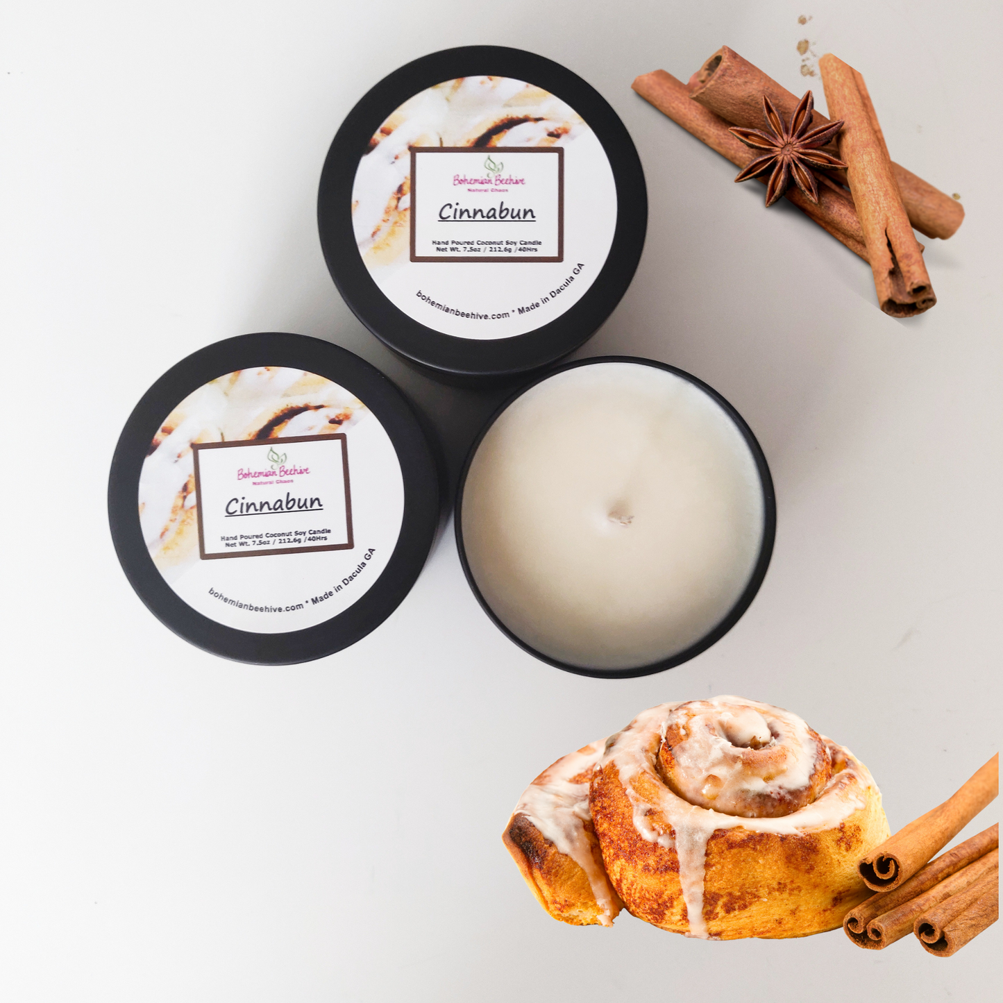 Cinnabun 7.5oz Candle