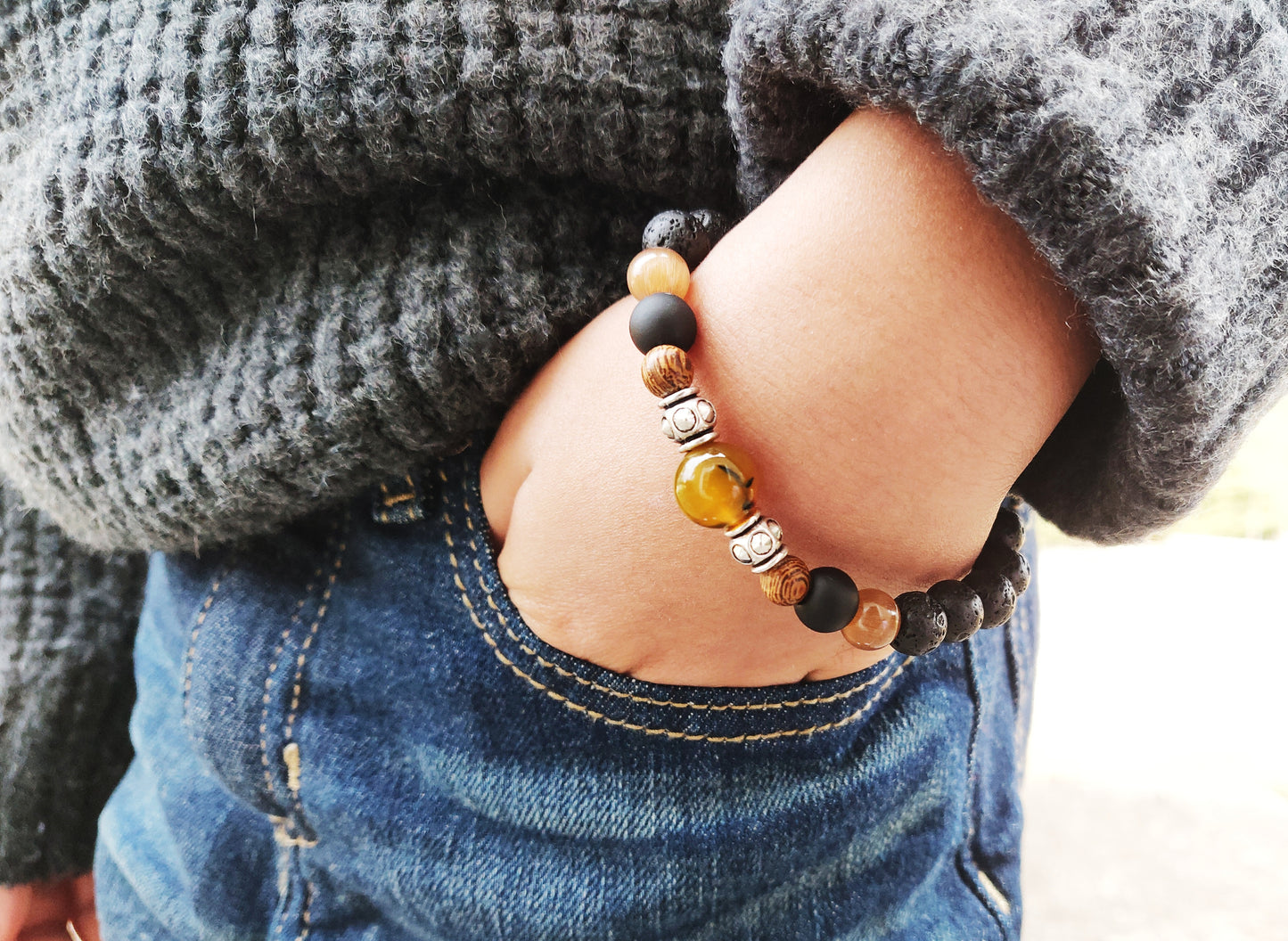 Dragon Agate Lava Rock, A8500