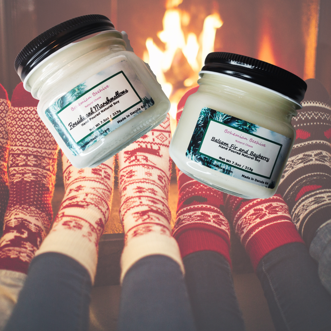 Cozy Fireside Candles
